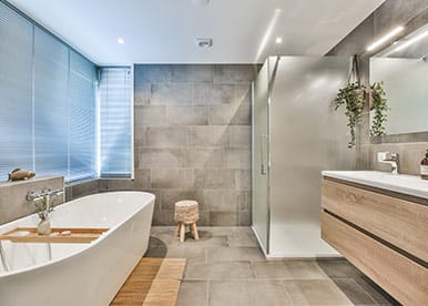 Minimalist and Modern Contemporary Bathroom