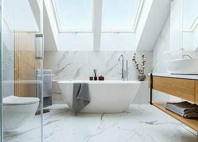 Modern Glamour in Marble