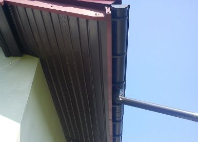 PVC Roof Panels in an Appealing Chocolate Hue