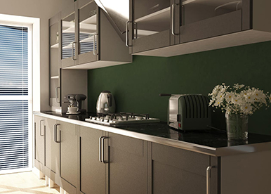 Elegant and functional straight modular kitchen