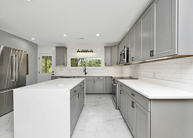 Modern Classic Grey White Kitchen